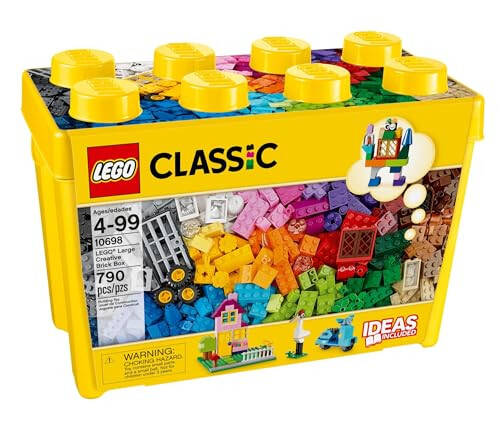 LEGO Classic Katta Yaratıcı G'ishtlar Qutisi 10698 Qurilish O'yinchoq To'plami, Uy yoki Sinflar Uchun O'yinchoq Saqlash Yechimi, Bolalar, O'g'il va Qizlar Uchun Interaktiv Qurilish O'yinchoq - 5