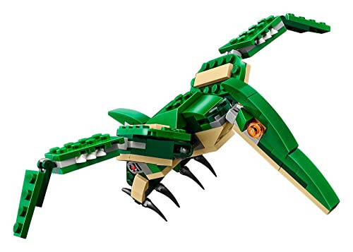 LEGO Creator 3 in 1 Mighty Dinosaur Toy, Transforms from T. rex to Triceratops to Pterodactyl Dinosaur Figures, Great Gift for 7-12 Year Old Boys & Girls, 31058 - 2