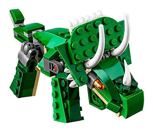 LEGO Creator 3 in 1 Mighty Dinosaur Toy, Transforms from T. rex to Triceratops to Pterodactyl Dinosaur Figures, Great Gift for 7-12 Year Old Boys & Girls, 31058 - 3