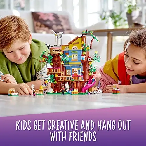 LEGO Friends Friendship Tree House 41703 Set with Mia Mini Doll, Nature Eco Care Educational Toy, Gifts for Kids, Girls and Boys Ages 8 Plus - LEGO (1)