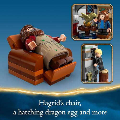 LEGO Harry Potter Hagrid'in Kulübesi: Beklenmedik Bir Ziyaret, Harry Potter Oyuncak 7 Karakter ve Bir Ejderha ile Büyülü Rol Oyunu İçin, Yapılabilir Ev Oyuncak, Kızlar, Erkekler ve 8 Yaş ve Üzeri Çocuklar İçin Hediye Fikir, 76428 - 22