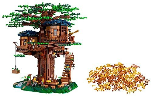 LEGO Ideas Tree House 21318, Model Construction Set for 16 Plus Year Olds with 3 Cabins, Interchangeable Leaves, Minifigures and a Bird Figure - 5