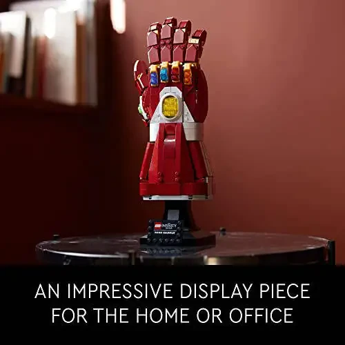 LEGO Marvel Nano Gauntlet, модель Железного Человека с Камнями Бесконечности, 76223 набор для фильма «Мстители: Финал», коллекционная сувенирная продукция, идея подарка для взрослых и подростков - 11