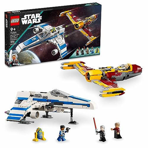 Lego Star Wars: Ahсока Новый Республиканский E-Wing против Звёздного Истребителя Шин Хати 75364 Набор для игры в Звёздные Войны, вдохновленный сериалом Ahsoka, конструктор для фанатов Ahsoka с 5 фигурками Звёздных Войн - 1