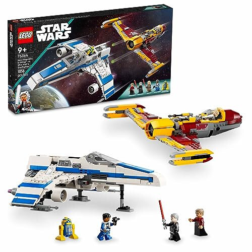 Lego Star Wars: Ahsoka Yeni Cumhuriyet E-Kanadı vs. Shin Hati'nin Yıldız Savaşçısı 75364 Star Wars Oyun Seti, Ahsoka Dizisinden Esinlenilmiş, Ahsoka Hayranları İçin 5 Star Wars Figürü İçeren Gösteri İlham Veren Yapı Oyunu - 1