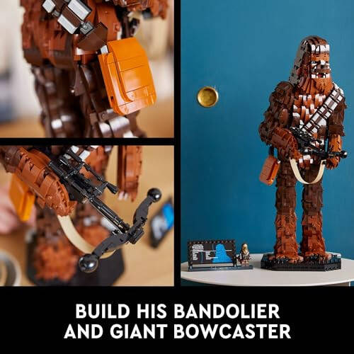 LEGO Star Wars Chewbacca, Buildable Star Wars Collectible for Adults, Build and Display Chewbacca Collectible, Fun Star Wars Gift for Teens, Adults or Any Star Wars Original Trilogy Fan, 75371 - 4