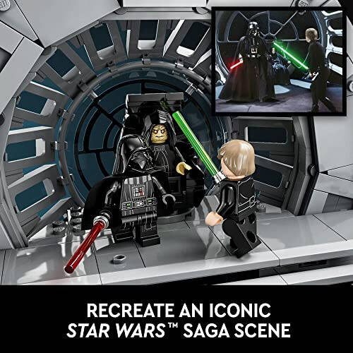 LEGO Star Wars İmparatorun Taht Odası Dioraması 75352 Yetişkinler İçin Yapı Seti, Klasik Star Wars Koleksiyonu Sergilemek İçin, Darth Vader Minifigürüyle, Erkek ve Kadınlar İçin Eğlenceli Doğum Günü Hediyesi - 36