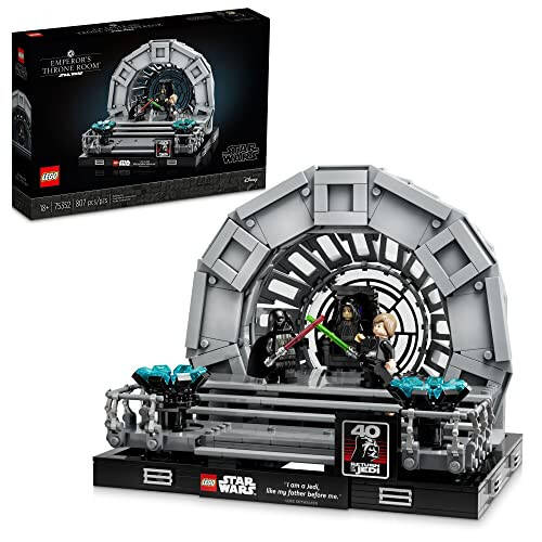 LEGO Star Wars İmparatorun Taht Odası Dioraması 75352 Yetişkinler İçin Yapı Seti, Klasik Star Wars Koleksiyonu Sergilemek İçin, Darth Vader Minifigürüyle, Erkek ve Kadınlar İçin Eğlenceli Doğum Günü Hediyesi - 25