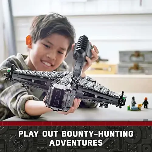 LEGO Star Wars The Justifier 75323, Buildable Toy Starship with Cad Bane Minifigure and Todo 360 Droid Figure, The Bad Batch Set, Gifts for Kids, Boys & Girls - 3