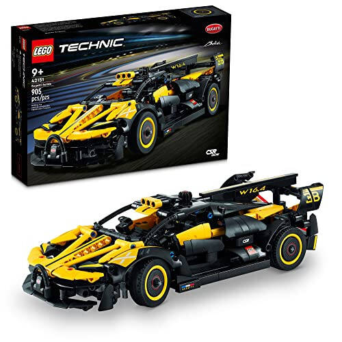 LEGO Technic Bugatti Bolide Yarış Arabası Yapı Seti - Model ve Yarış Mühendisliği Oyuncağı Okul Başlangıcı İçin, Erkek, Kız ve Genç Yapımcılar İçin Koleksiyonluk Spor Araba Yapı Seti, 9 Yaş ve Üzeri, 42151 - 7