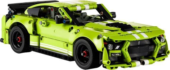 LEGO Technic Ford Mustang Shelby GT500 Yapım Seti 42138 - Geri Çekmeli Drag Yarışı Oyuncak Araba Model Seti, Hızlı Eylemli Oyun İçin AR Uygulaması Özelliği, 9 Yaş ve Üzeri Erkek, Kız ve Gençler İçin Harika Hediye - 2