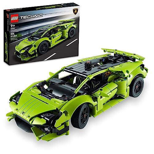 LEGO Technic Lamborghini Huracán Tecnica Bolalar uchun 9 yosh va undan katta yoshdagi bolalar uchun muhandislik va ekzotik sport avtomobillarini to'plashni yaxshi ko'radiganlar uchun ilg'or sport avtomobili yig'ish to'plami, 42161 - 2