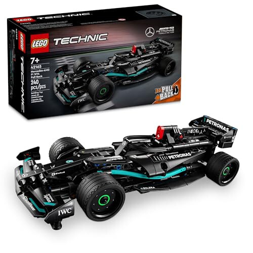 LEGO Technic Mercedes-AMG F1 W14 E Performance Çekmeli Araba Oyuncak, Çocuklar İçin Araba Yapı Seti, Mercedes Yarış Arabası Oyuncak Modeli, 7 Yaş ve Üzeri Çocuklar İçin Hediye, 42165 - 1