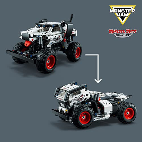 LEGO Technic Monster Jam Monster Mutt Dalmaçyalı, 2'si 1 Arada Çekip Bırak Yarış Oyuncakları, Doğum Günü Hediye Fikirleri, Kendin Yap Yapı Oyuncağı, Çocuklar İçin Canavar Kamyon Oyuncağı, 7 Yaş ve Üzeri Erkek ve Kız Çocukları İçin, 42150 - 8