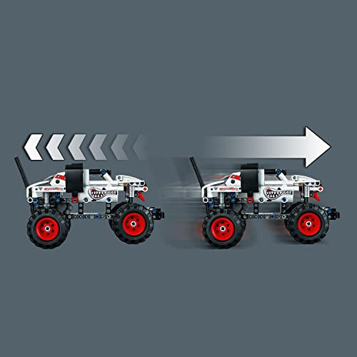 LEGO Technic Monster Jam Monster Mutt Dalmaçyalı, 2'si 1 Arada Çekip Bırak Yarış Oyuncakları, Doğum Günü Hediye Fikirleri, Kendin Yap Yapı Oyuncağı, Çocuklar İçin Canavar Kamyon Oyuncağı, 7 Yaş ve Üzeri Erkek ve Kız Çocukları İçin, 42150 - 10