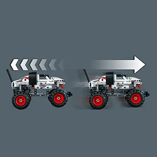 LEGO Technic Monster Jam Monster Mutt Dalmaçyalı, 2'si 1 Arada Çekip Bırak Yarış Oyuncakları, Doğum Günü Hediye Fikirleri, Kendin Yap Yapı Oyuncağı, Çocuklar İçin Canavar Kamyon Oyuncağı, 7 Yaş ve Üzeri Erkek ve Kız Çocukları İçin, 42150 - 4