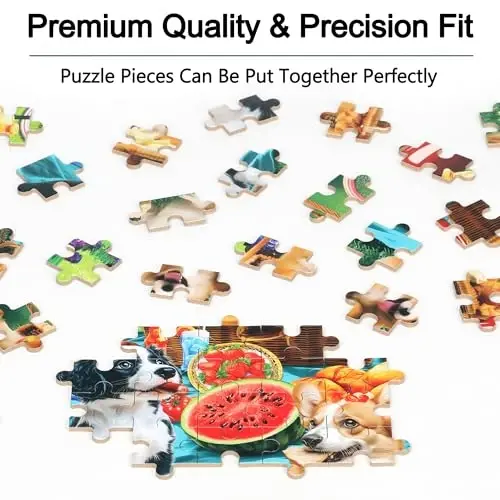 LELEMON Puzzles for Kids Ages 4-6,6 Pack 100 Piece Puzzles for Kids Ages 4-8 in a Metal Box,Educational Jigsaw Puzzles Puzzle Games Puzzle Toys for Girls and Boys - 5
