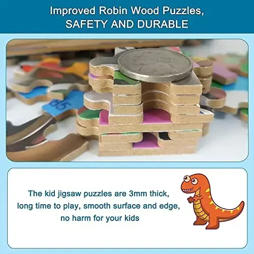 LELEMON Jigsaw Puzzles for Kids Ages 4-8,Building Site Puzzles 100 Pieces in a Metal Box,Preschool 100 Piece Puzzles for Kids,Educational Kids Puzzles Ages 4-8,Puzzle Game for Boys and Girls - 4