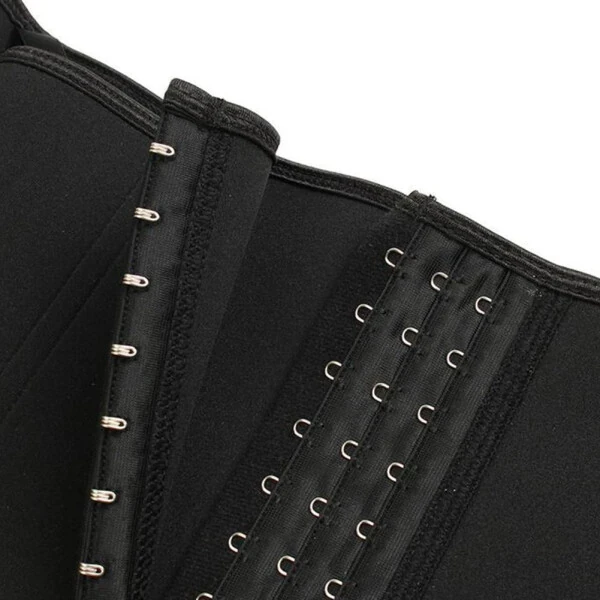 LELINTA Women Seamless Waist Training Tummy Cincher Corset Shaper Trainer Bustier Slim Waistline Body Shaper, black S-3XL - 5