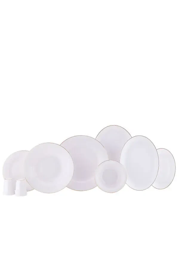 Lena Collection 60 Piece Gold Dinner Set - 1