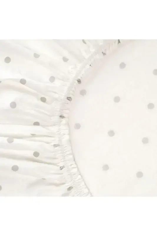 Lenast Lastikli Choyshab To'plami, Oq-Bej - 2ta Paket - 2