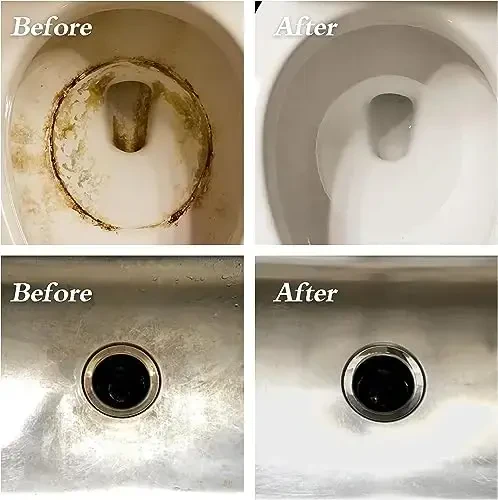 Lenicany 12Pack Pumice Stone for Toilet Cleaning Bowl Stick,Powerfully Cleans Hard Water Rings, Calcium Buildup & Stains, Suitable for Cleaning Toilet, Bathtubs, Kitchen Sink, Grill - 3