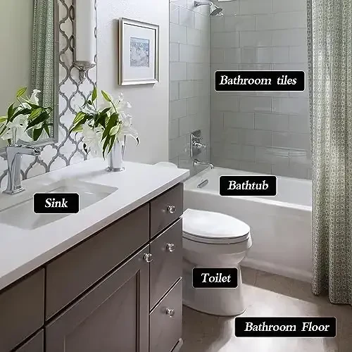 Lenicany 12Pack Pumice Stone for Toilet Cleaning Bowl Stick,Powerfully Cleans Hard Water Rings, Calcium Buildup & Stains, Suitable for Cleaning Toilet, Bathtubs, Kitchen Sink, Grill - 6