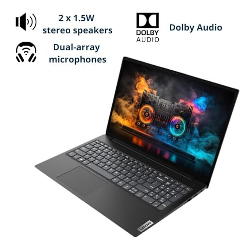 Lenovo eng yangi V15 seriyali noutbuki, 24GB RAM, 1TB SSD saqlash, 15.6″ FHD displey past ko'k nur bilan, Intel 4 yadroli 3.3Ghzgacha protsessor, HDMI, Ethernet porti, WiFi va Bluetooth, Windows 11 Home - 6