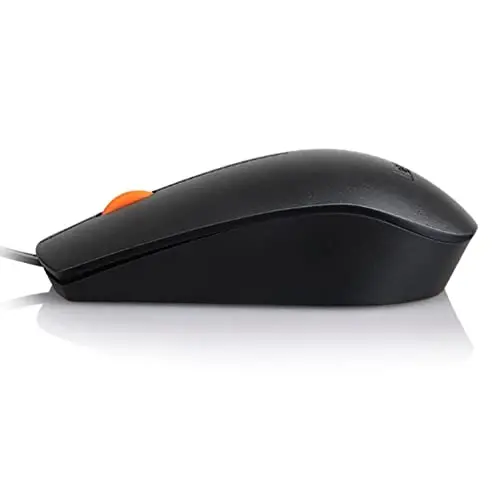 Lenovo GX30M39704 300 - Mouse - Right and Left-Handed - Wired - USB - for 320 Touch-15, 320-14, 320-17, 520-22, 520-24, 520-27, 720-18, Legion Y520-15, V110-15 Black (Pack of 2) - 3