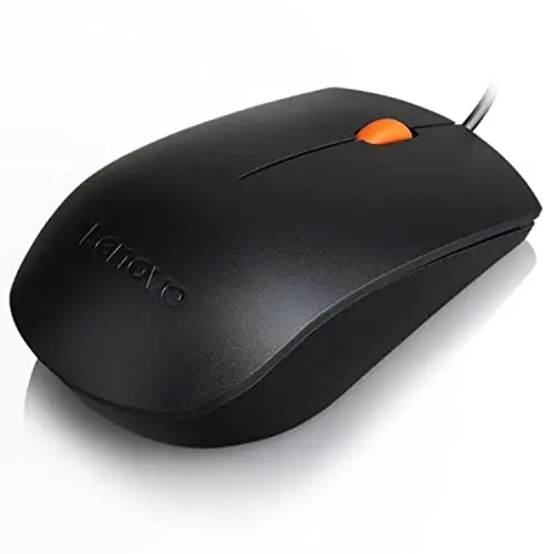 Lenovo GX30M39704 300 - Mouse - Right and Left-Handed - Wired - USB - for 320 Touch-15, 320-14, 320-17, 520-22, 520-24, 520-27, 720-18, Legion Y520-15, V110-15 Black (Pack of 2) - 4