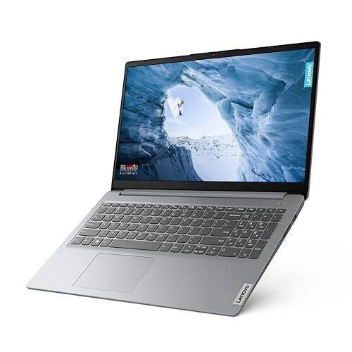 Lenovo IdeaPad 1 Laptop, 15.6” FHD Display, AMD Ryzen 5 5500U, 8GB RAM, 512GB SSD, Windows 11 Home, 720p Camera w/Privacy Shutter, Smart Noise Cancelling, Cloud Grey - 8