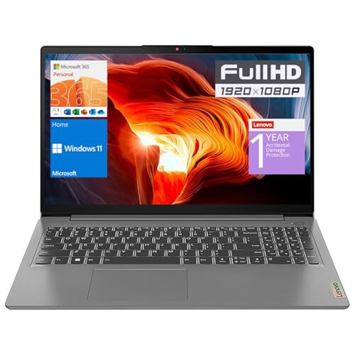 LENOVO IdeaPad 1 Noutbuk, 15,6” FHD Displey, Intel Celeron N4500 Protsessor, 12GB RAM, 512GB SSD, SD Kart O'quvchi, Raqamli Klaviatura, HDMI, Wi-Fi 6, Windows 11 Home, 1 Yil Office 365, Kulrang - 6