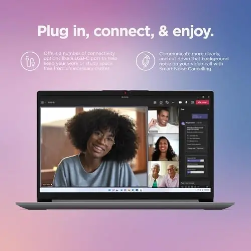 Lenovo IdeaPad 2025 Laptop, 15.6” FHD Anti-Glare, Intel 4-Core CPU, 36GB RAM, 2TB SSD, Wi-Fi 6, 10HR Battery, Win11, 1 Yr ADP + Office 365 w/1TB Cloud Storage, Student & Home Use, w/Cooler Bundle - 2