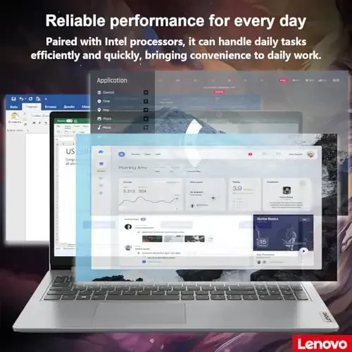 Lenovo IdeaPad 2025 Laptop, 15.6” FHD Anti-Glare, Intel 4-Core CPU, 36GB RAM, 1TB SSD, Wi-Fi 6, 10HR Battery, Win11, 1 Yr ADP + Office 365 w/1TB Cloud Storage, Student & Home Use, w/Cooler Bundle - 4