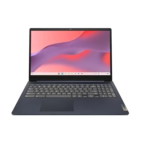 Lenovo IdeaPad 3i Chromebook, 15.6” FHD Display, Intel Celeron N4500, 8GB RAM, 64GB eMMC, 1920x1080 px, 720p Camera, Chrome OS, Abyss Blue - LENOVO