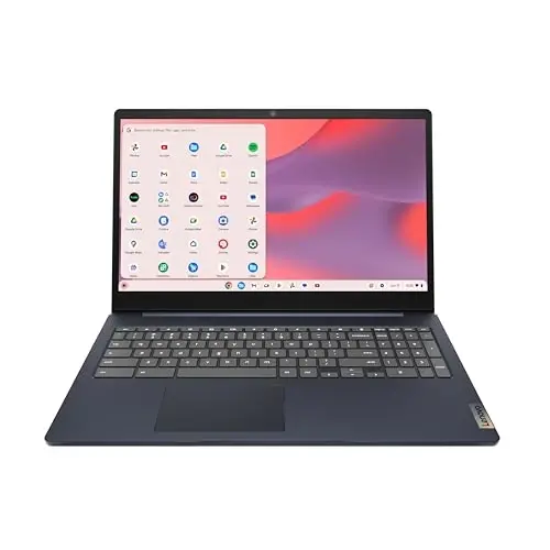 Lenovo IdeaPad 3i Chromebook, 15,6” FHD дисплей, Intel Celeron N4500, 8 ГБ ОЗУ, 64 ГБ eMMC, 1920x1080 пикселей, 720p камера, Chrome OS, Abyss Blue - LENOVO (1)