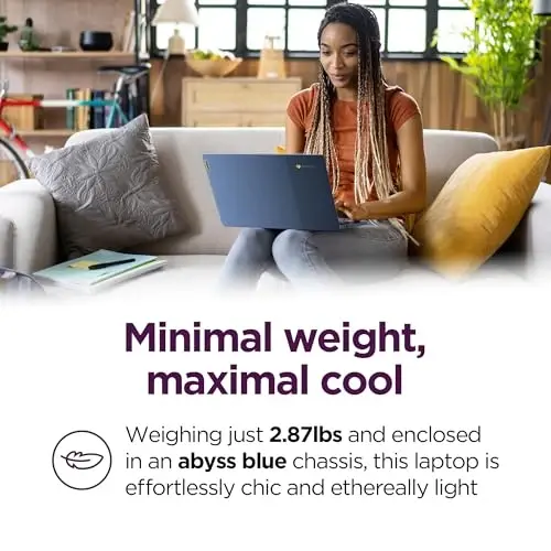 Lenovo IdeaPad Slim 3 Chromebook - 2024 - Yengil noutbuk - Waves MaxxAudio® dinamiklari - 14