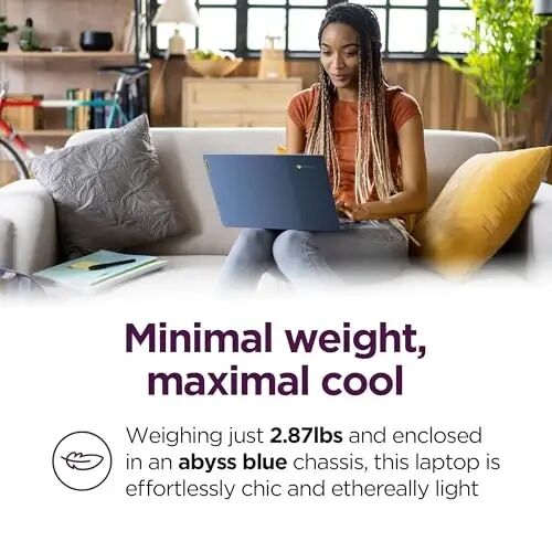 Lenovo IdeaPad Slim 3 Chromebook - 2024 - Yengil noutbuk - Waves MaxxAudio® dinamiklari - 14
