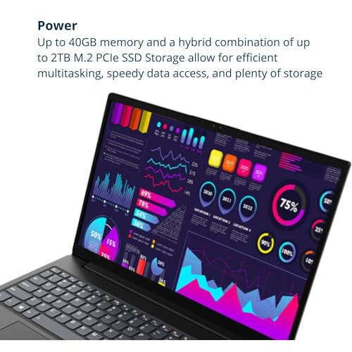 Lenovo Newest V15 Series Laptop, 24GB RAM, 1TB SSD Storage 15.6″ FHD Display with Low-Blue Light, Intel 4-Cores Upto 3.3Ghz Processor, HDMI, Ethernet Port, WiFi & Bluetooth, Windows 11 Home - 5