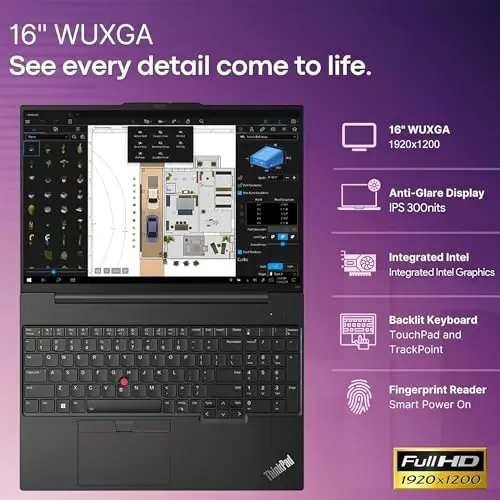 Lenovo ThinkPad E16 Gen 2, FHD+ 16