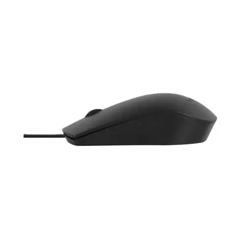 Lenovo USB-C Wired Mouse, Full Size, Ambidextrous Design, Black, Ergonomic Shape, Precision Sensor, Plug-and-Play for Right and Left-Handed Users, Durable Performance Gaming PC - LENOVO (1)