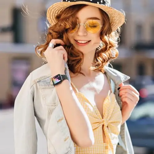 Lenrao Sport Band Compatible with Apple Watch Band 44mm 45mm 46mm 40mm 42mm 38mm 41mm 49mm, Soft Silicone Waterproof Replacement Strap for iWatch Watch Series 11 10 9 8 7 6 5 4 3 2 1 SE Ultra Women Men - 2