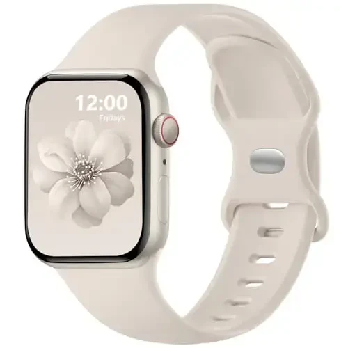 Lenrao Sport Band Compatible with Apple Watch Bands 42mm 40mm 38mm 41mm for Women,Silicone Waterproof Strap Replacement Compatible with Apple Watch Series 10/9/8/7/6/5/4/3/2/1 SE Ultra/iWatch Bands - MODAZONE