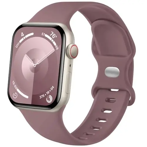 Lenrao Spor Kordonu Apple Watch ile Uyumlu Kordon 44mm 45mm 46mm 40mm 42mm 38mm 41mm 49mm, iWatch Watch Serisi 11 10 9 8 7 6 5 4 3 2 1 SE Ultra Kadın Erkek için Yumuşak Silikon Su Geçirmez Yedek Kayış 