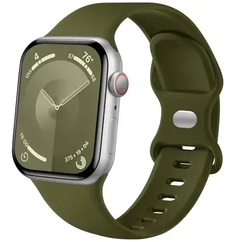 Lenrao Sport Band Apple Watch Band 44mm 45mm 46mm 40mm 42mm 38mm 41mm 49mm bilan mos, Yumshoq silikon suv o'tkazmaydigan iWatch Watch Series 11 10 9 8 7 6 5 4 3 2 1 SE Ultra ayollar erkaklar uchun almashtirish tasmasi - 1