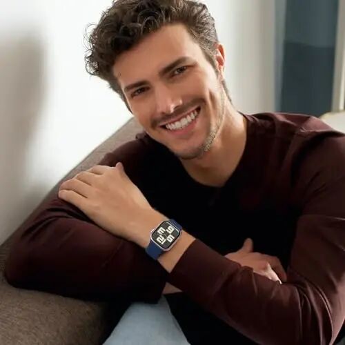Lenrao Sport Band Compatible with Apple Watch Band for Men Women | Soft Silicone Waterproof Strap for iWatch 44mm 45mm 46mm 49mm 38mm 40mm 41mm 42mm Series 12 11 10 9 8 7 6 5 4 3 2 1 SE Ultra - 6