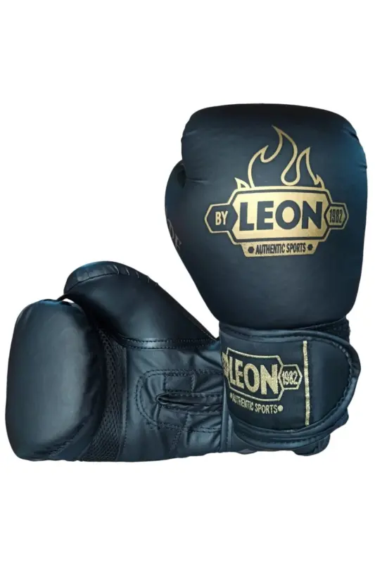 Leon Blade Training Boks, Kick Boks Ve Muay Thai Eldiveni Siyah - SİYAH - 2