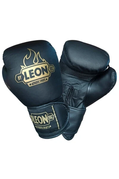 Leon Blade Mashg'ulot Boks, Kikboks Va Muay Tay Qo'lqoplari Qora - BY LEON 1982