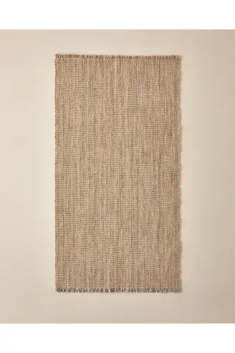 Leona Dekoratif Jüt Kilim 80x150 cm. Natural - 1