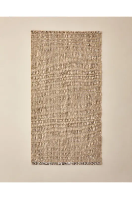 Leona Dekoratif Jüt Kilim 80x150 cm. Natural - 1
